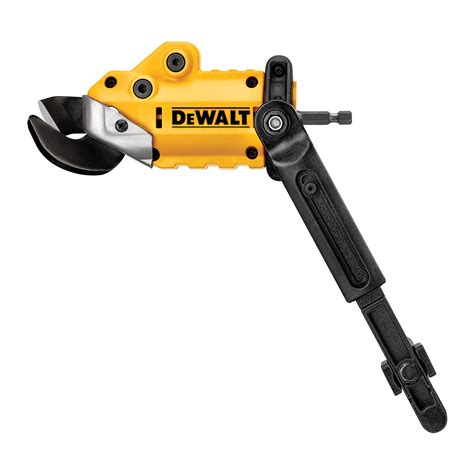 dewalt sheet metal cutter for drill|DeWalt metal shears drill attachment.